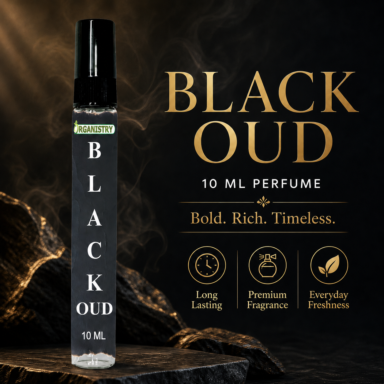 Black Oud Black Oud Perfume 10ml - Image 1