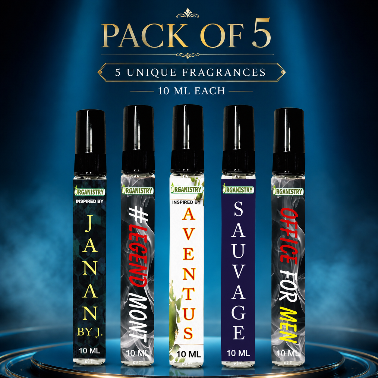 Executive Mens Perfume Executive Men's Perfume Pack Of 5 - Image 1
